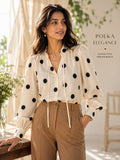 Mocha Polka Shirt